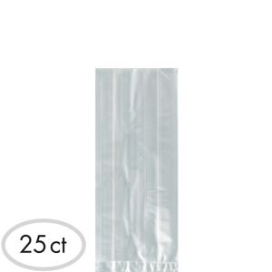 Large Clear Favor Bags 25ct - Party City