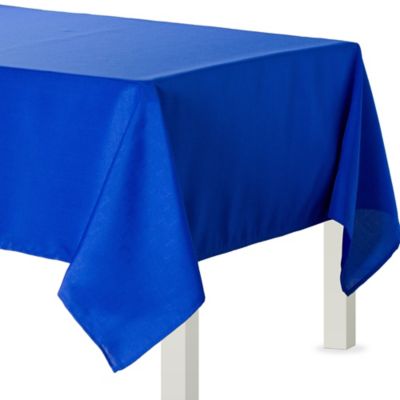 Royal Blue Fabric Tablecloth 60in X 84in - Party City