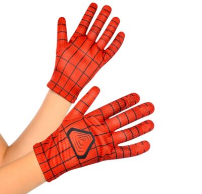 Child Amazing Spiderman Gloves - Party City