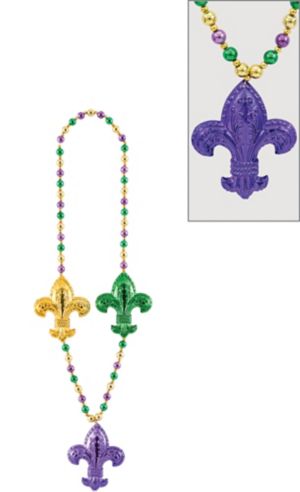 giant mardi gras bead necklace