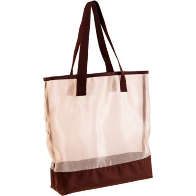 brown mesh bags