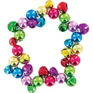 Rainbow Gold Jingle Bell Bracelet 3 3/4in - Party City