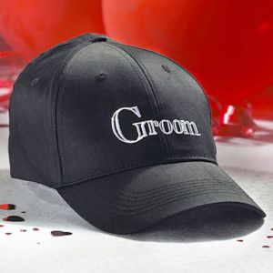 groom baseball cap