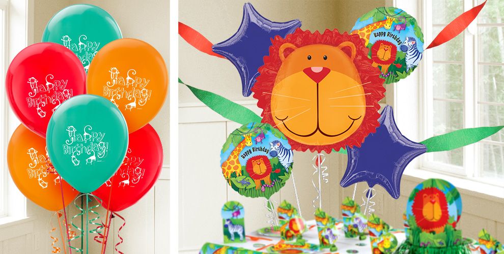 Jungle Animals Balloons Party City