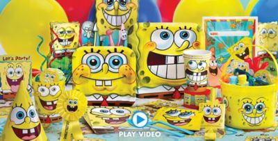 SpongeBob Party Supplies - SpongeBob Birthday Ideas- Party City