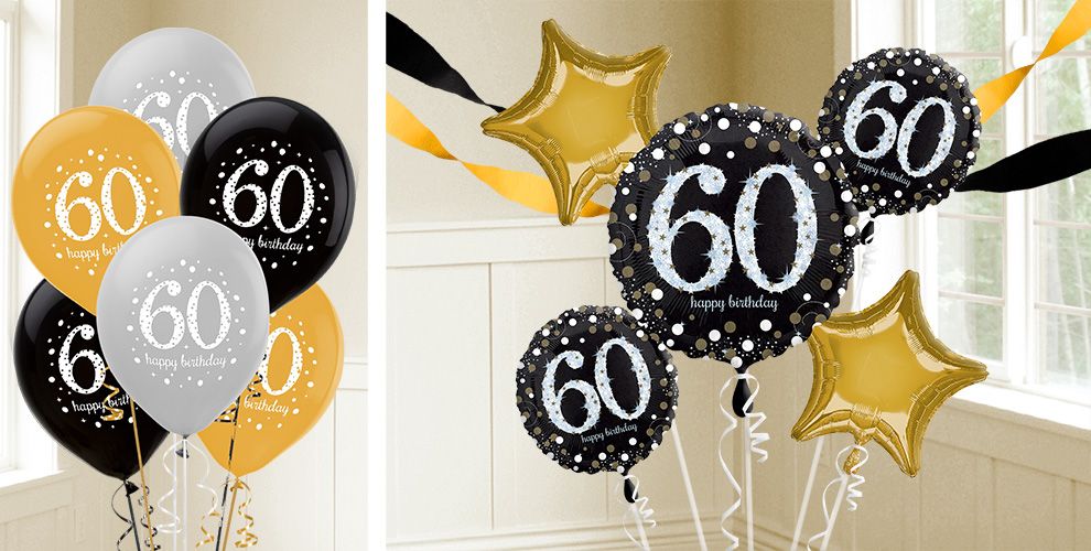 What Color Balloons For 60th Birthday