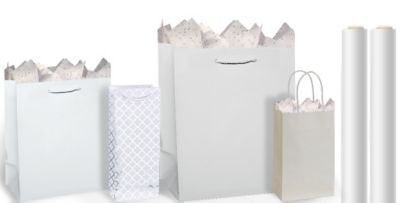 white gift bags wrap our white gift bags wrap set