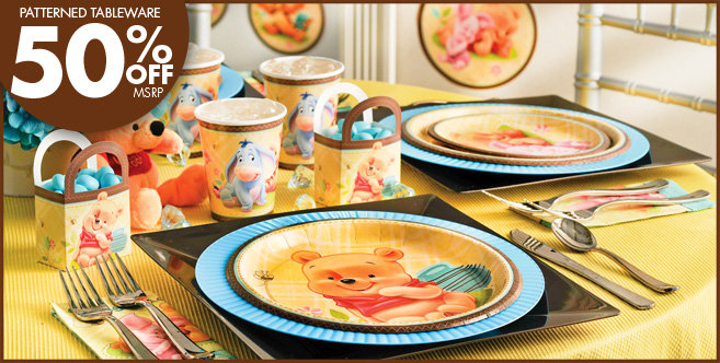 Winnie the Pooh Party Supplies - Winnie the Pooh Baby Shower 