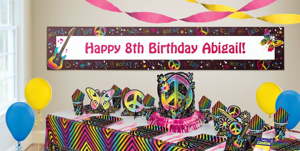 Party City Birthday Banner
 Custom Neon Birthday Banners Party City