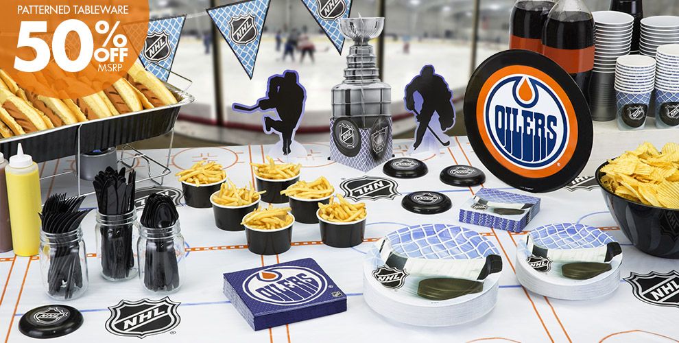 NHL Edmonton Oilers Party Supplies Party City