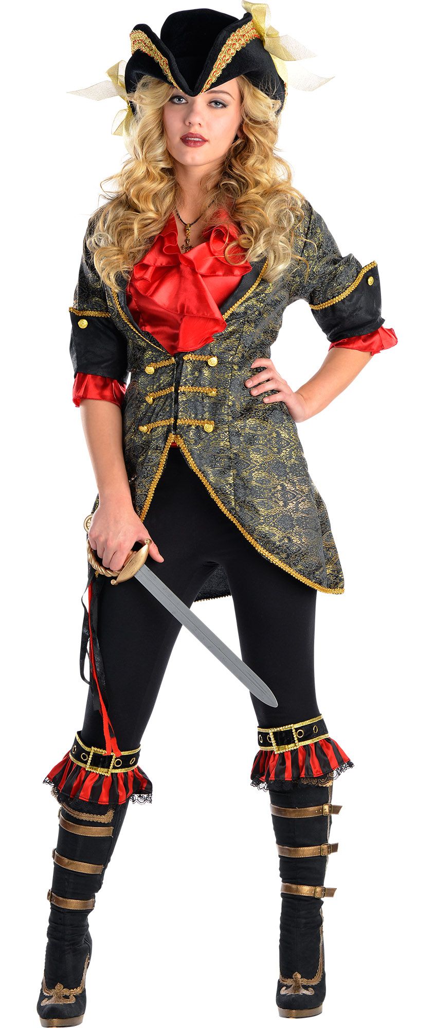 Create Your Own Womens High Seas Pirate Costume Accessories Party City 2898