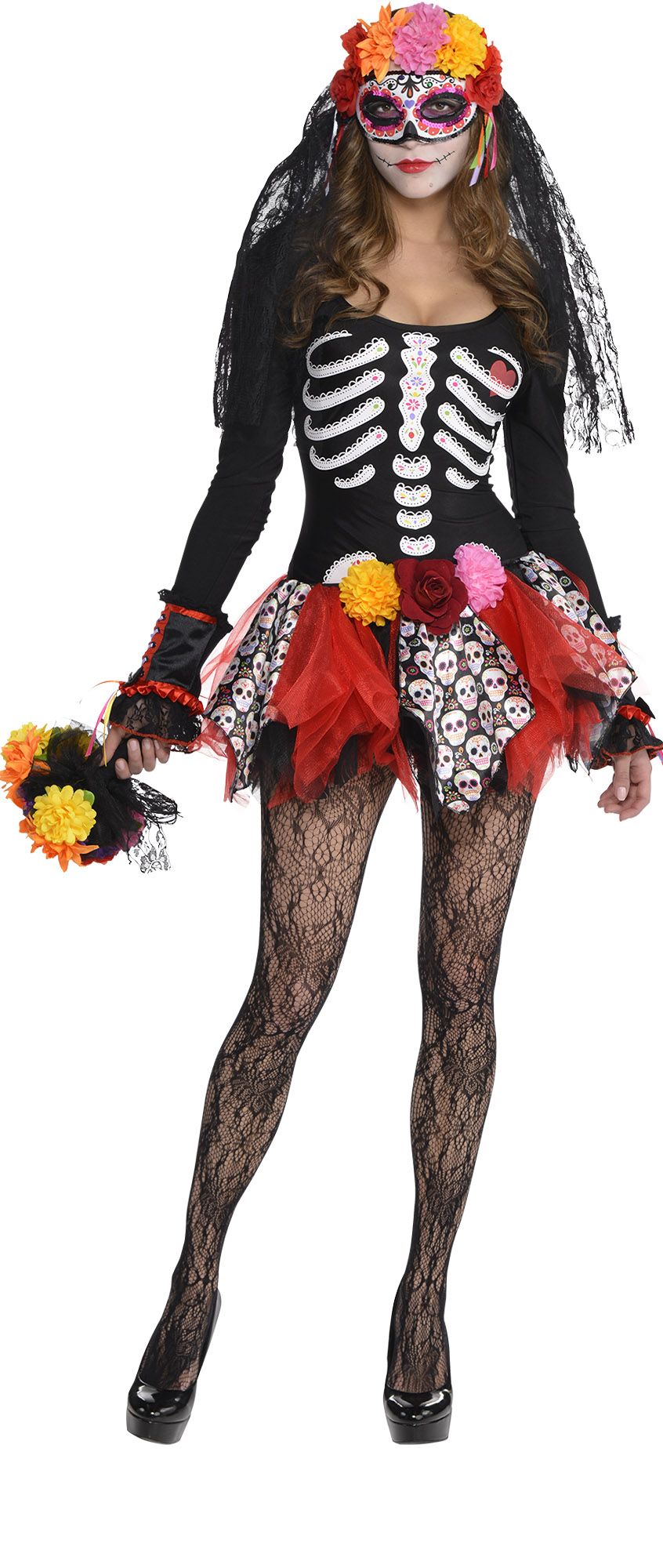 Create Your Own Womens Sugar Skull Costume Accessories Party City