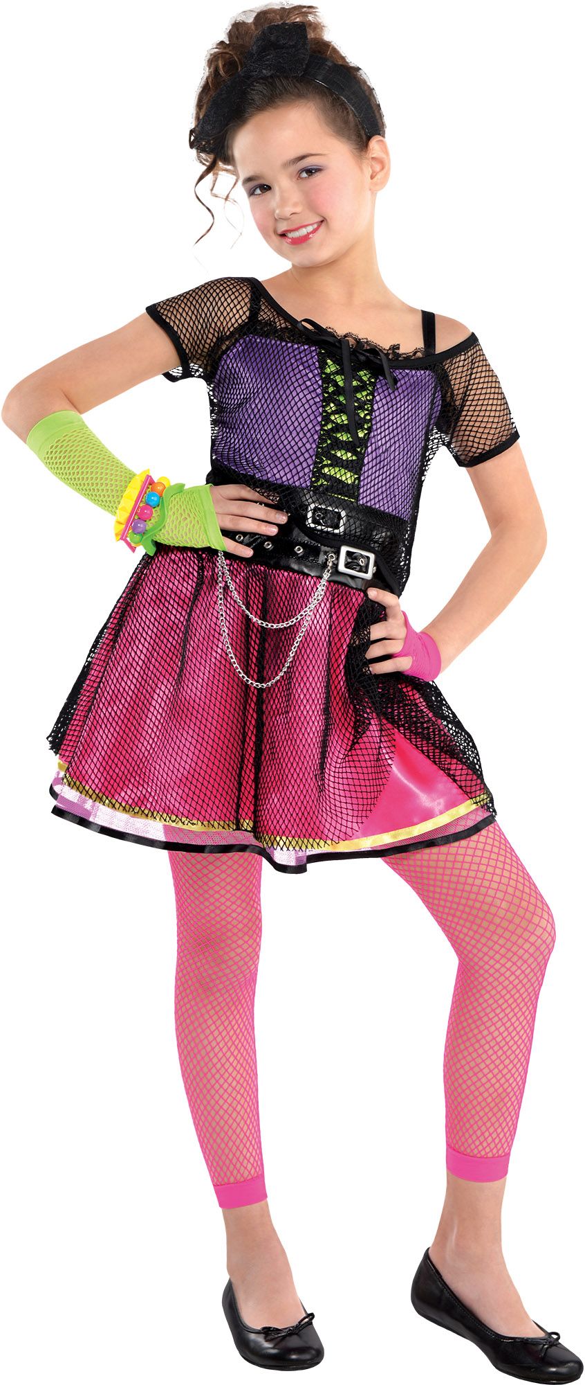 Create Your Own Girls' 80s Pop Star Costume Accessories ...