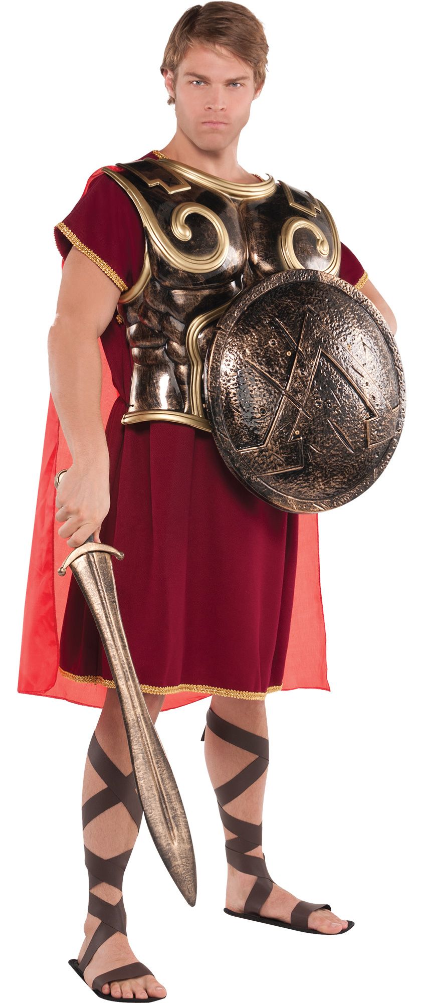 Mens Roman Soldier Costume Accessories Party City 4376