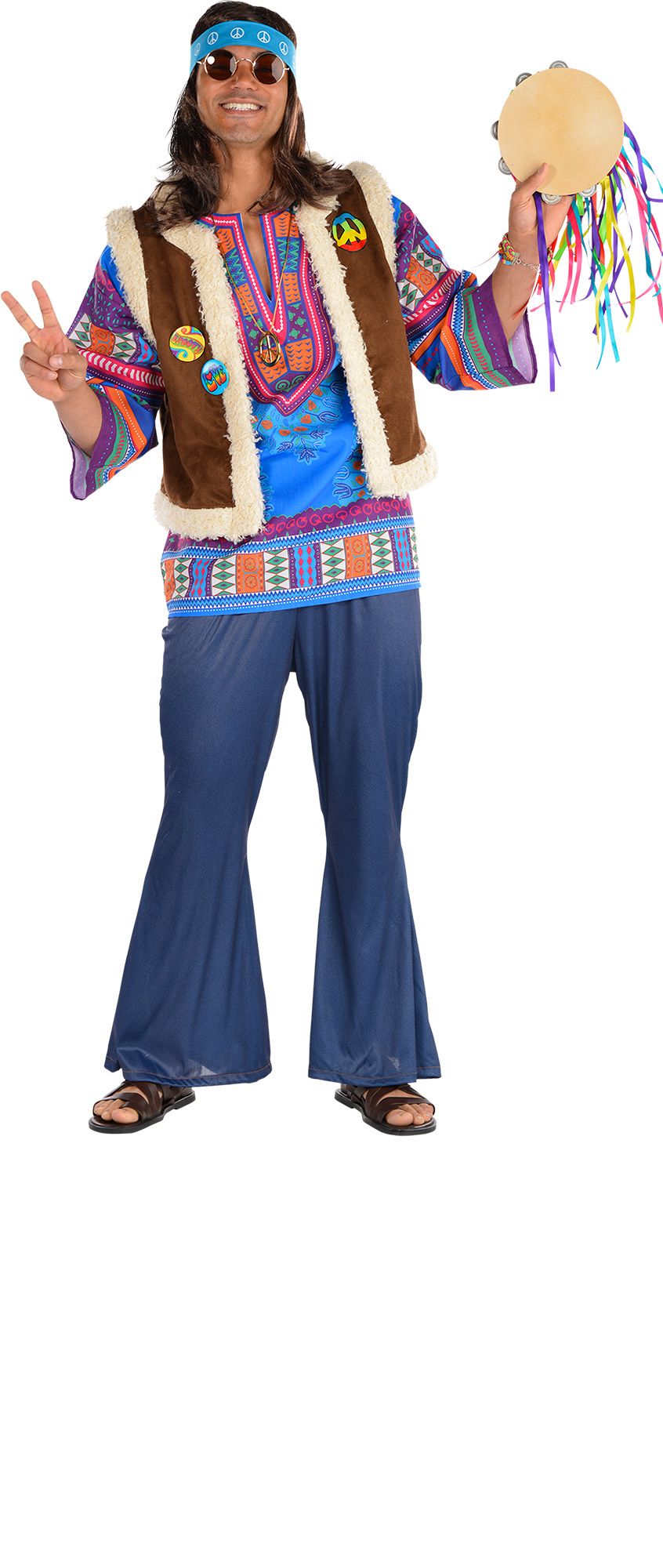 Men's Hippie Costume Accessories Party City