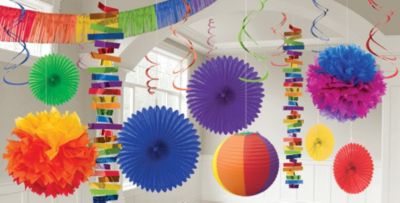 Rainbow Decorations - Rainbow Balloons, Banners & Swirl Decorations ...