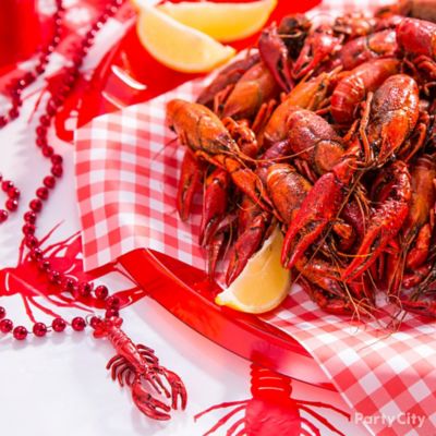 Crawfish Boil Idea - Cajun Crawfish Boil Ideas - Mardi Gras Party Ideas