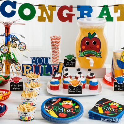 Kids Graduation Party Table Idea