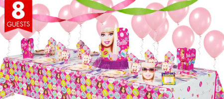 Barbie Birthday Cake on Barbie Party Supplies   Barbie Birthday Party   Party City