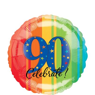 A Year to Celebrate 90th Birthday Balloon - Party City