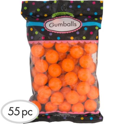 Orange Gumballs 56pc - Party City