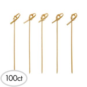 Bamboo Knot Party Picks 100ct - Party City