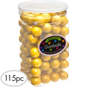 Gold Gumballs 115pc - Party City