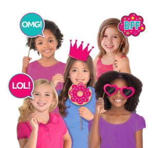 Trendy Teen Photo Booth Props 10ct - Party City