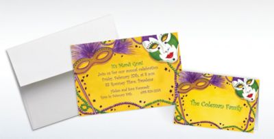 Party City Mardi Gras Invitations 7