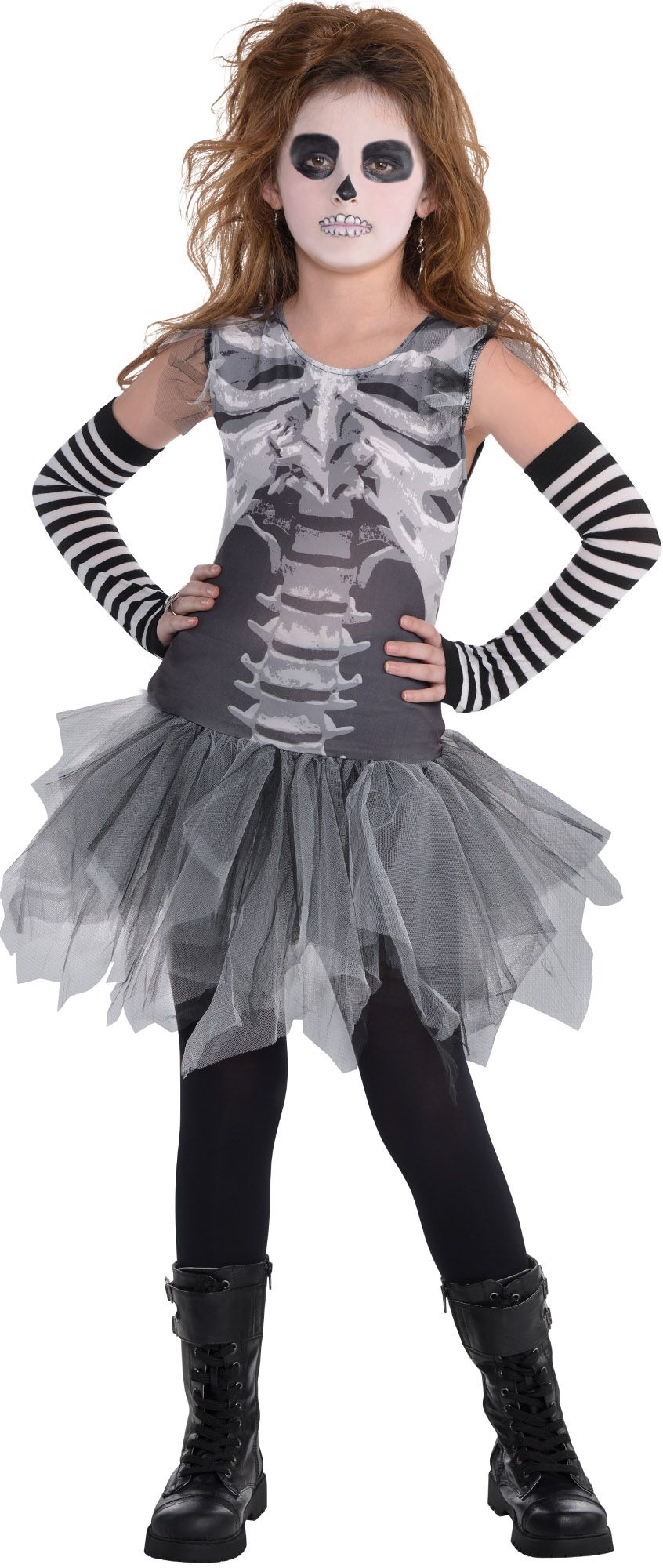 Create Your Own Girls' Skeleton Costume Accessories | Party City