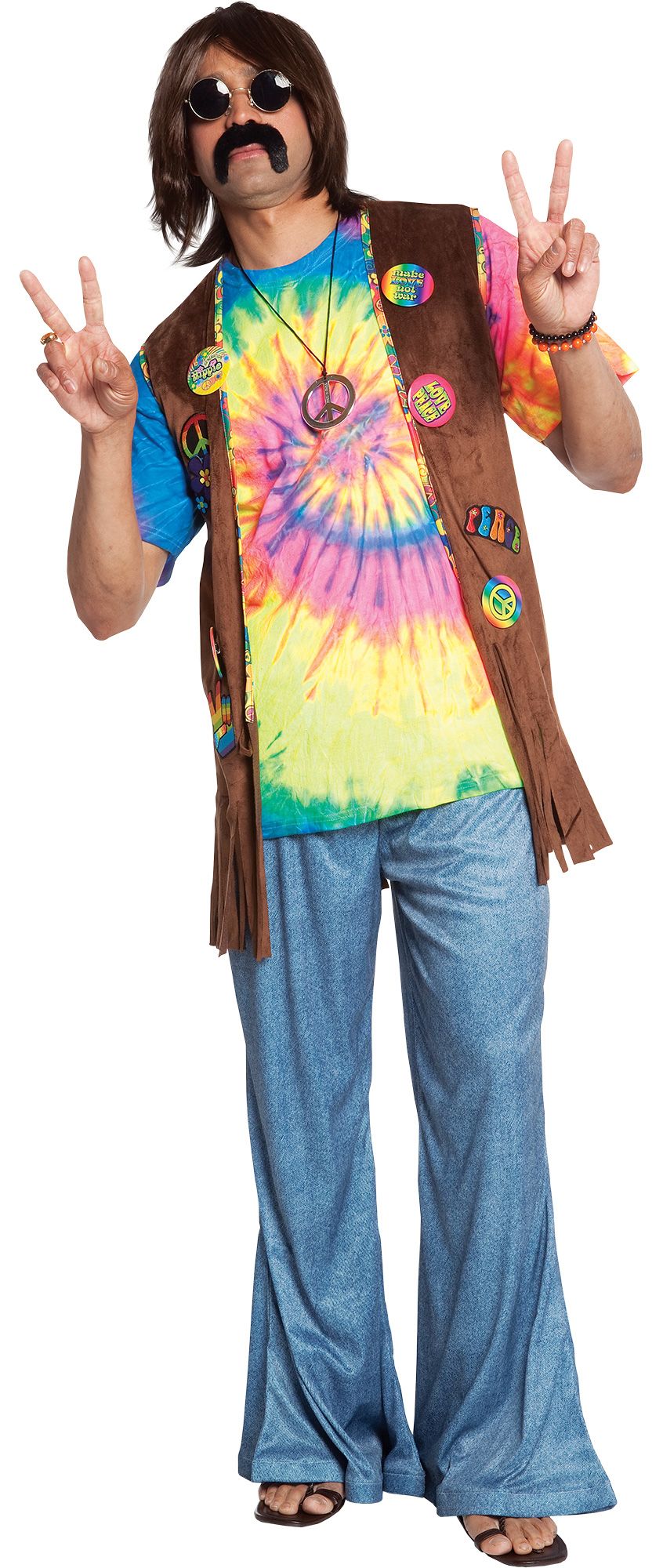 Men's Hippie Costume Accessories - Party City