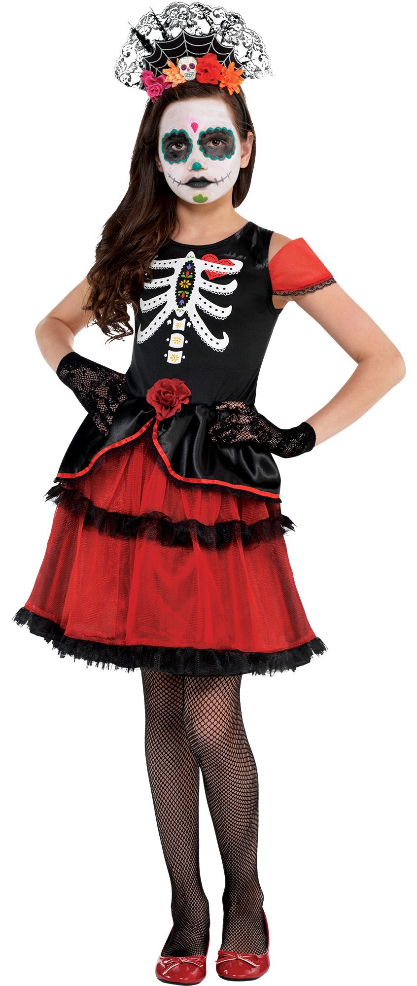 Girls' Day of the Dead Accessories - Party City