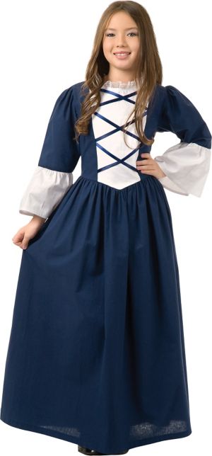 Girls First Lady Martha Washington Costume - Party City