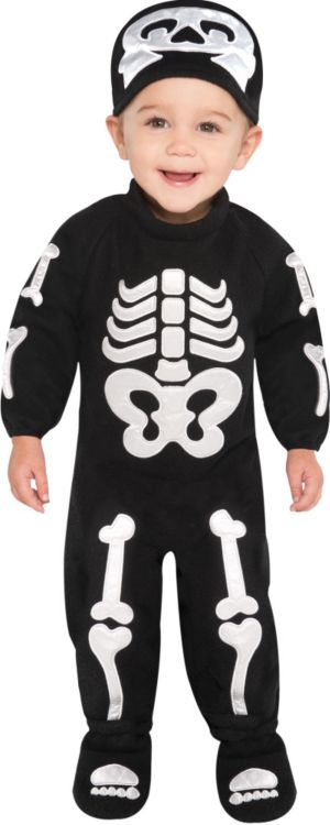 Baby Bitty Bones Skeleton Costume - Party City