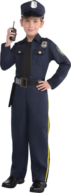 Boys Classic Police Officer Costume - Party City