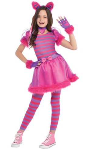 Girls Cheshire Cat Costume - Party City