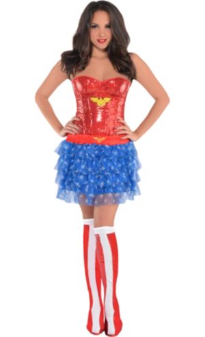 Adult Wonder Woman Costume Deluxe - Party City