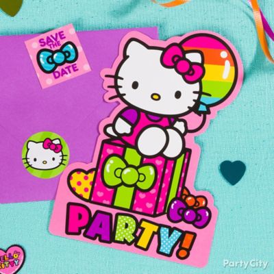 Hello Kitty Invitations Party City 9