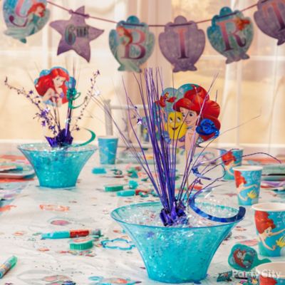 Little Mermaid Splashy Centerpiece DIY - Party City