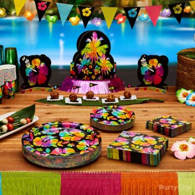 Luau Party Supplies  Hawaiian Luau Decorations  Party City