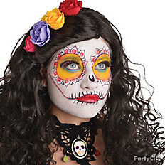 Day of the Dead Sugar Skull Makeup How To - Halloween Makeup and Hair ...