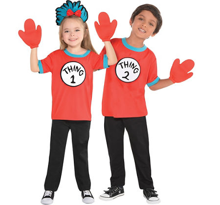Thing 1 & Thing 2 Wig - Dr. Seuss - Party City