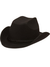Child Black Cowboy Hat 10in x 4 1/2in - Party City