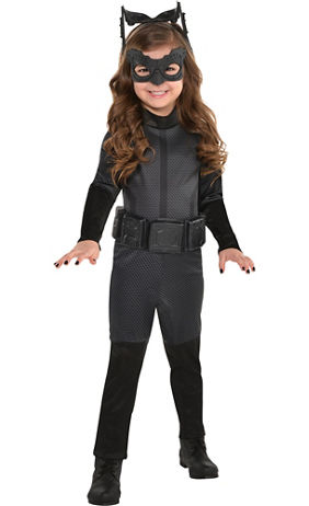 Little Girls The Dark Knight Rises Catwoman Costume - Party City