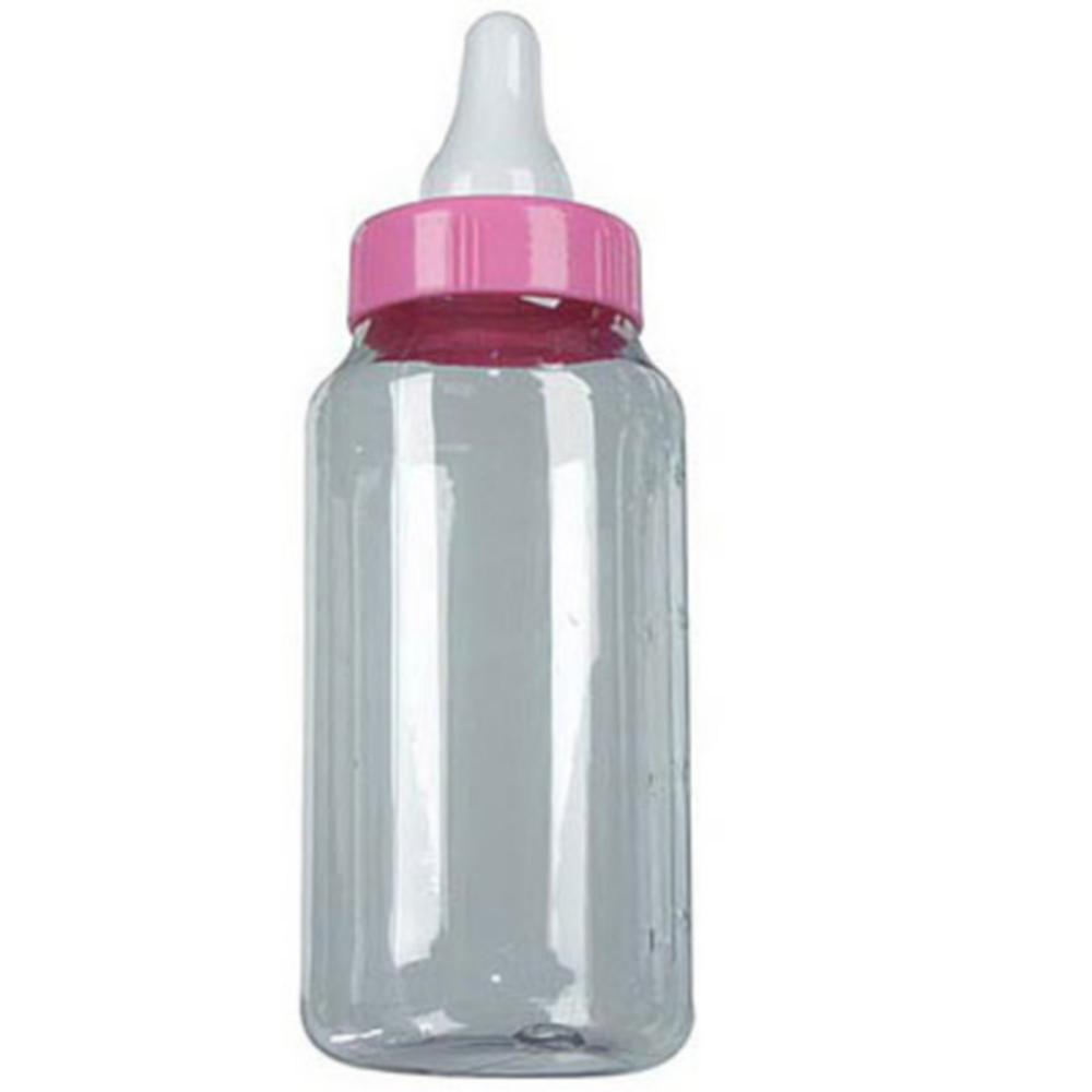 Pink Baby Bottle Bank 4 1/4in x 11 1/8in | Party City Canada