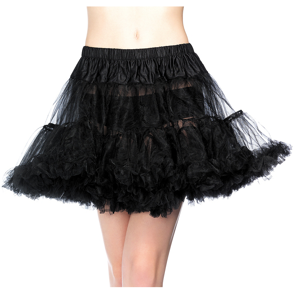 black petticoat skirt