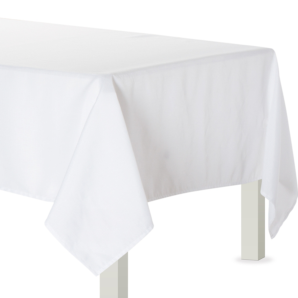 white table cloth asda