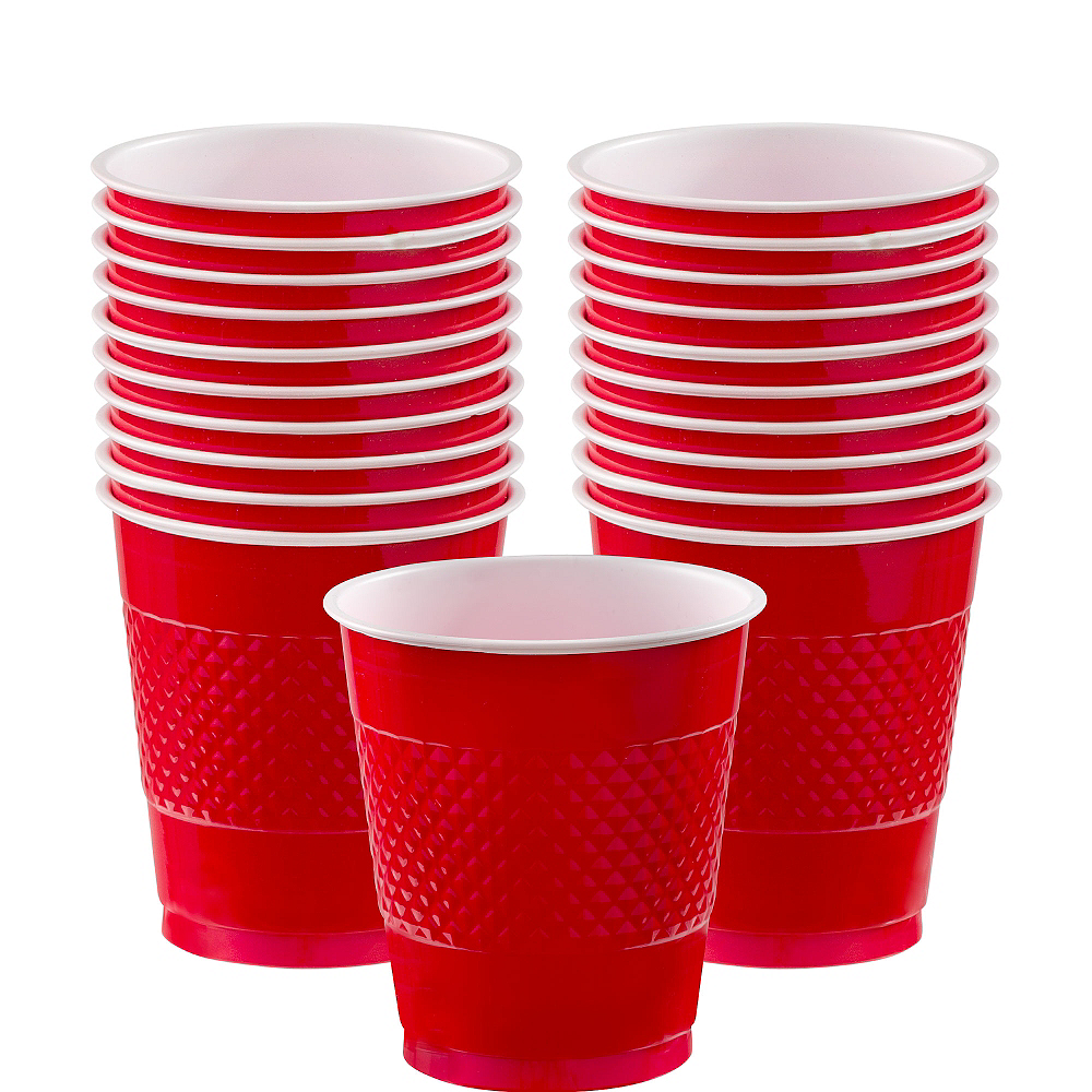 Can You Microwave A Red Solo Cup Red Plastic Cups 20ct 12oz Party City Canada