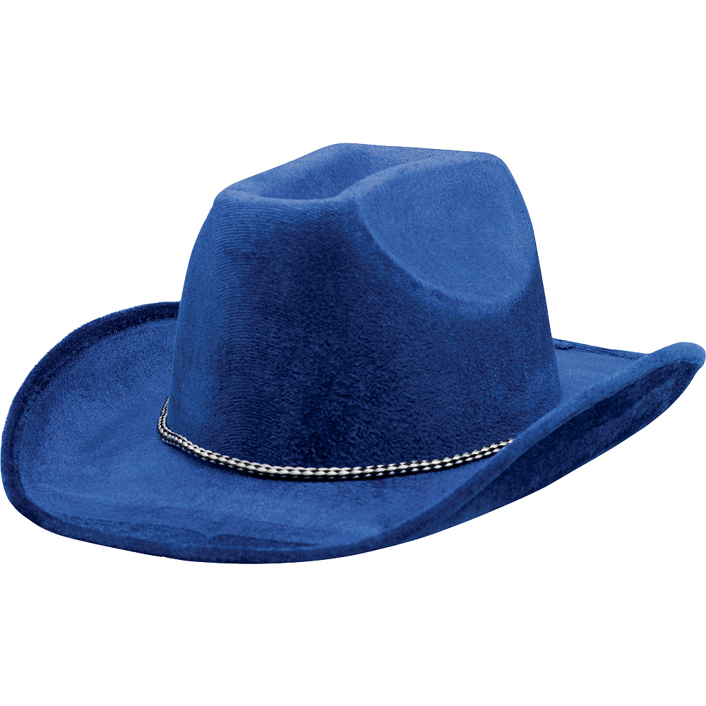 Шляпа синего цвета