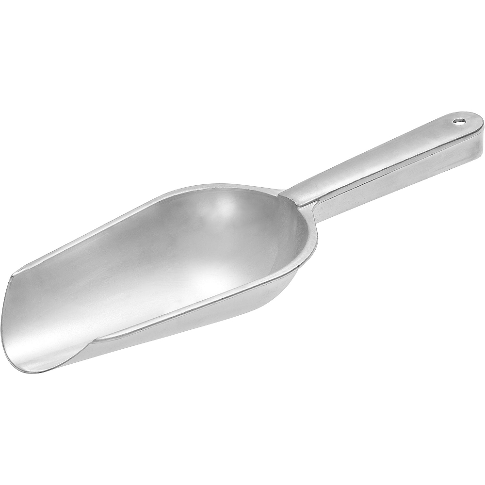 Silver Plastic Ice Scoop 9in Party City